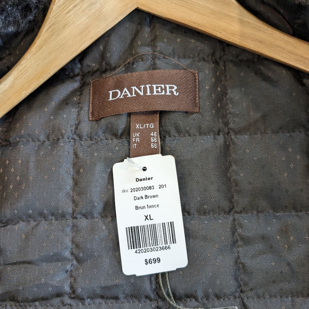 DANIER Men's Leather Coat - Picture 5 of 7